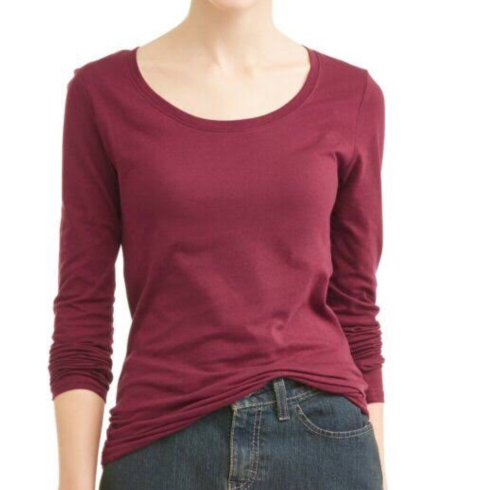 Maroon Long Sleeve Shirt
